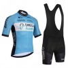 Set Fietsshirt + Korte Koersbroek 2026 Omega Pharma Blauw Set Fietsshirt + Korte Koersbroek 2026 Omega Pharma Blauw
