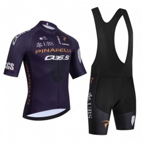 Set Fietsshirt + Korte Koersbroek 2026 Q36.5 Zwart