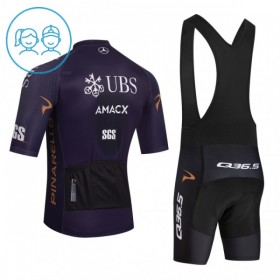 Set Fietsshirt + Korte Koersbroek 2026 Q36.5 Zwart Kids