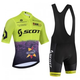 Set Fietsshirt + Korte Koersbroek 2026 Scott Groente