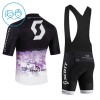 Set Fietsshirt + Korte Koersbroek 2026 Scott Zwart Kids