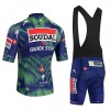 Set Fietsshirt + Korte Koersbroek 2026 Soudal Quick Step Blauw
