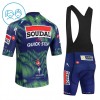 Set Fietsshirt + Korte Koersbroek 2026 Soudal Quick Step Blauw Kids