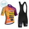 Set Fietsshirt + Korte Koersbroek 2026 Tarteletto Isorex Geel Kids