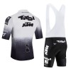 Set Fietsshirt + Korte Koersbroek 2026 Tirol KTM Wit