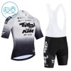 Set Fietsshirt + Korte Koersbroek 2026 Tirol KTM Wit Kids Set Fietsshirt + Korte Koersbroek 2026 Tirol KTM Wit Kids