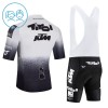 Set Fietsshirt + Korte Koersbroek 2026 Tirol KTM Wit Kids