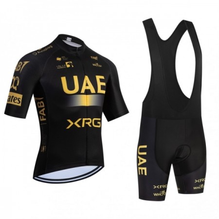 Set Fietsshirt + Korte Koersbroek 2026 UAE TEAM EMIRATES XRG Geel Set Fietsshirt + Korte Koersbroek 2026 UAE TEAM EMIRATES XRG Geel