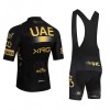Set Fietsshirt + Korte Koersbroek 2026 UAE TEAM EMIRATES XRG Geel