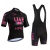 Set Fietsshirt + Korte Koersbroek 2026 UAE TEAM EMIRATES XRG Roze