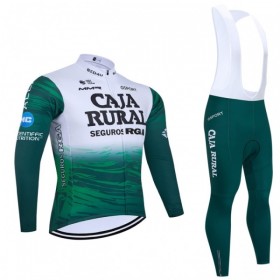 Set Fietsshirt Lange Mouw + Lange Koersbroek 2026 Caja Rural Seguros RGA Groente