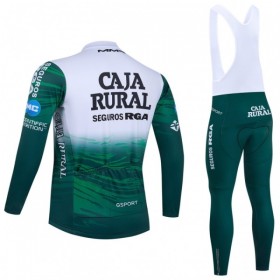 Set Fietsshirt Lange Mouw + Lange Koersbroek 2026 Caja Rural Seguros RGA Groente