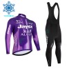 Set Fietsshirt Lange Mouw + Lange Koersbroek 2026 Jayco Alula Purple Winter Thermal Fleece Set Fietsshirt Lange Mouw + Lange Koersbroek 2026 Jayco Alula Purple Winter Thermal Fleece