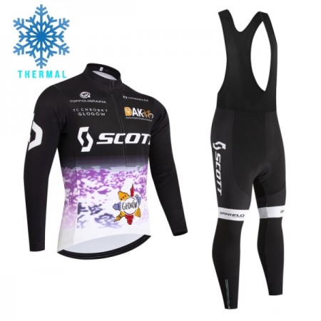 Set Fietsshirt Lange Mouw + Lange Koersbroek 2026 Scott Winter Thermal Fleece Zwart Set Fietsshirt Lange Mouw + Lange Koersbroek 2026 Scott Winter Thermal Fleece Zwart