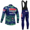 Set Fietsshirt Lange Mouw + Lange Koersbroek 2026 Soudal Quick Step Blauw