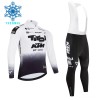 Set Fietsshirt Lange Mouw + Lange Koersbroek 2026 Tirol KTM Winter Thermal Fleece Wit Set Fietsshirt Lange Mouw + Lange Koersbroek 2026 Tirol KTM Winter Thermal Fleece Wit