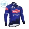 Wielershirt 2026 Alpecin Premier Tech Lange Mouw Blauw Kids