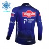 Wielershirt 2026 Alpecin Premier Tech Lange Mouw Winter Thermal Fleece Blauw