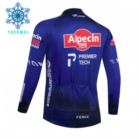 Wielershirt 2026 Alpecin Premier Tech Lange Mouw Winter Thermal Fleece Blauw
