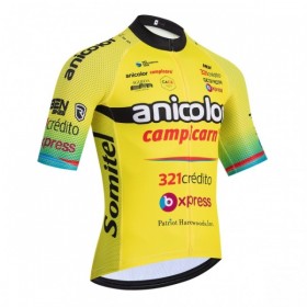 Wielershirt 2026 Anicolor Campicarn Geel