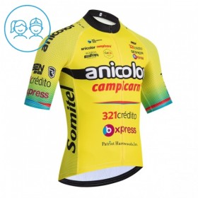 Wielershirt 2026 Anicolor Campicarn Geel Kids