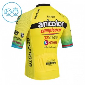 Wielershirt 2026 Anicolor Campicarn Geel Kids