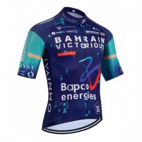Wielershirt 2026 Bahrain Victorious Blauw