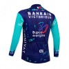 Wielershirt 2026 Bahrain Victorious Lange Mouw Blauw