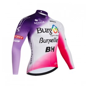 Wielershirt 2026 Burgos Burpellet BH Lange Mouw Rood