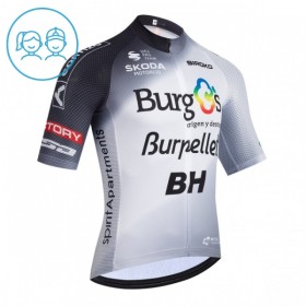 Wielershirt 2026 Burgos Burpellet BH Wit Kids