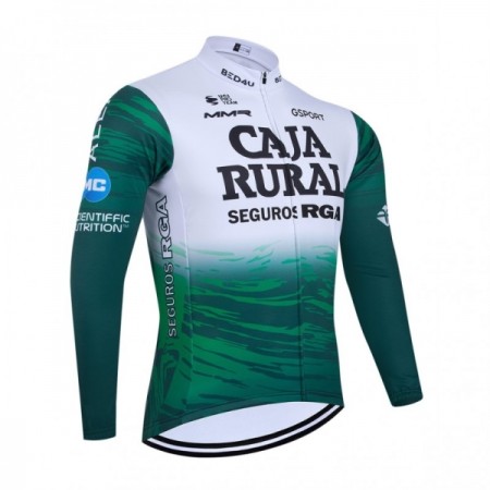 Wielershirt 2026 Caja Rural Seguros RGA Lange Mouw Groente