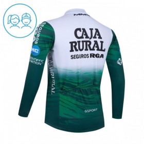Wielershirt 2026 Caja Rural Seguros RGA Lange Mouw Groente Kids