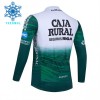Wielershirt 2026 Caja Rural Seguros RGA Lange Mouw Winter Thermal Fleece Groente