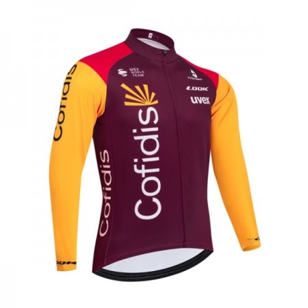 Wielershirt 2026 Cofidis Lange Mouw Rood