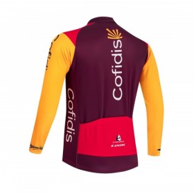 Wielershirt 2026 Cofidis Lange Mouw Rood
