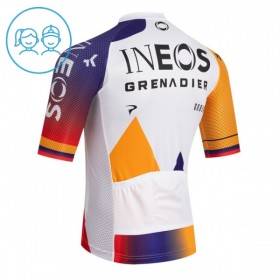 Wielershirt 2026 INEOS Grenadiers Colombia Champion Wit Kids