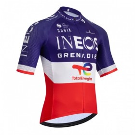 Wielershirt 2026 INEOS Grenadiers France Champion Blauw