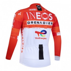 Wielershirt 2026 INEOS Grenadiers Lange Mouw Rood