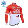 Wielershirt 2026 INEOS Grenadiers Lange Mouw Winter Thermal Fleece Rood
