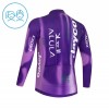 Wielershirt 2026 Jayco Alula Purple Lange Mouw Kids