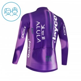 Wielershirt 2026 Jayco Alula Purple Lange Mouw Kids