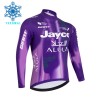 Wielershirt 2026 Jayco Alula Purple Lange Mouw Winter Thermal Fleece Wielershirt 2026 Jayco Alula Purple Lange Mouw Winter Thermal Fleece
