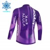 Wielershirt 2026 Jayco Alula Purple Lange Mouw Winter Thermal Fleece