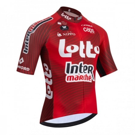 Wielershirt 2026 Lotto Intermarche Rood Wielershirt 2026 Lotto Intermarche Rood