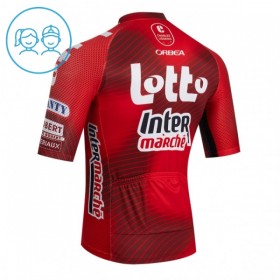 Wielershirt 2026 Lotto Intermarche Rood Kids
