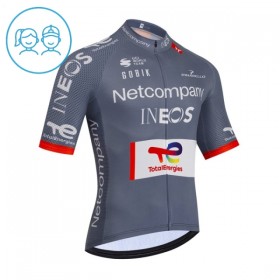 Wielershirt 2026 Netcompany Ineos Gray Kids