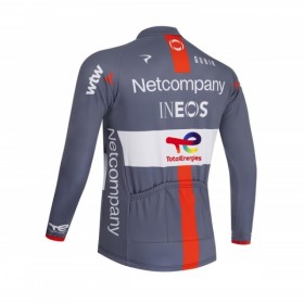 Wielershirt 2026 Netcompany Ineos Gray Lange Mouw