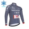 Wielershirt 2026 Netcompany Ineos Gray Lange Mouw Winter Thermal Fleece