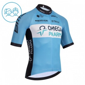 Wielershirt 2026 Omega Pharma Blauw Kids