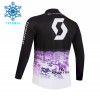 Wielershirt 2026 Scott Lange Mouw Winter Thermal Fleece Zwart
